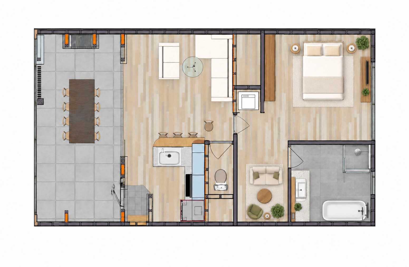Proposed Lennox suite floor plan